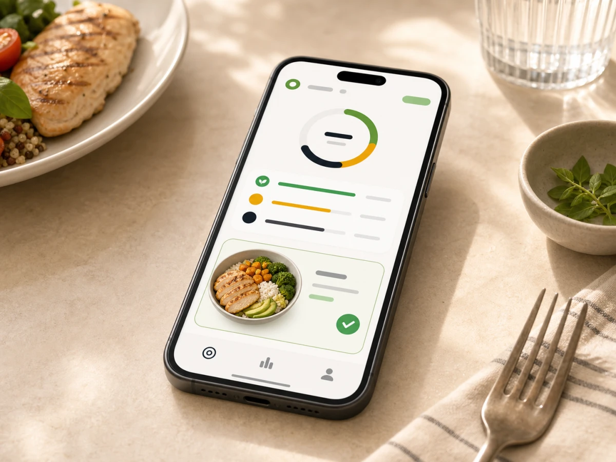 Trayly using AI to estimate calories and macros for a meal